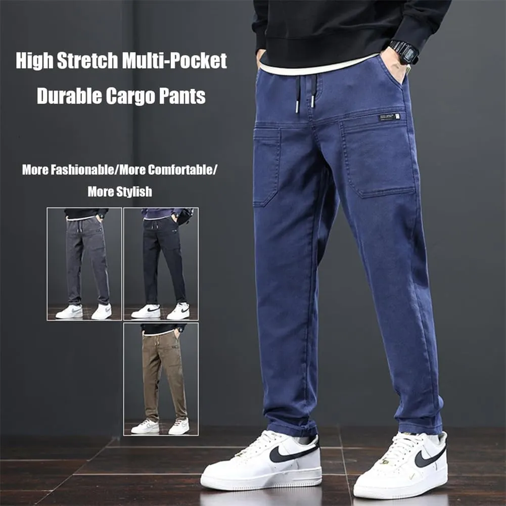 High Stretch Multi-Pocket Cargo Pants, High Stretch Multi-Pocket Durable Cargo Pants Mens Cargo Pants Relaxed Fit