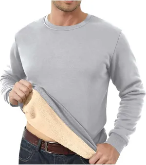 Hoodies for Men Heavyweight Fleece Lined Hoodie Thick Winter Hooded Pullover Warm Sweatshirt Thermal Windproof Jacket