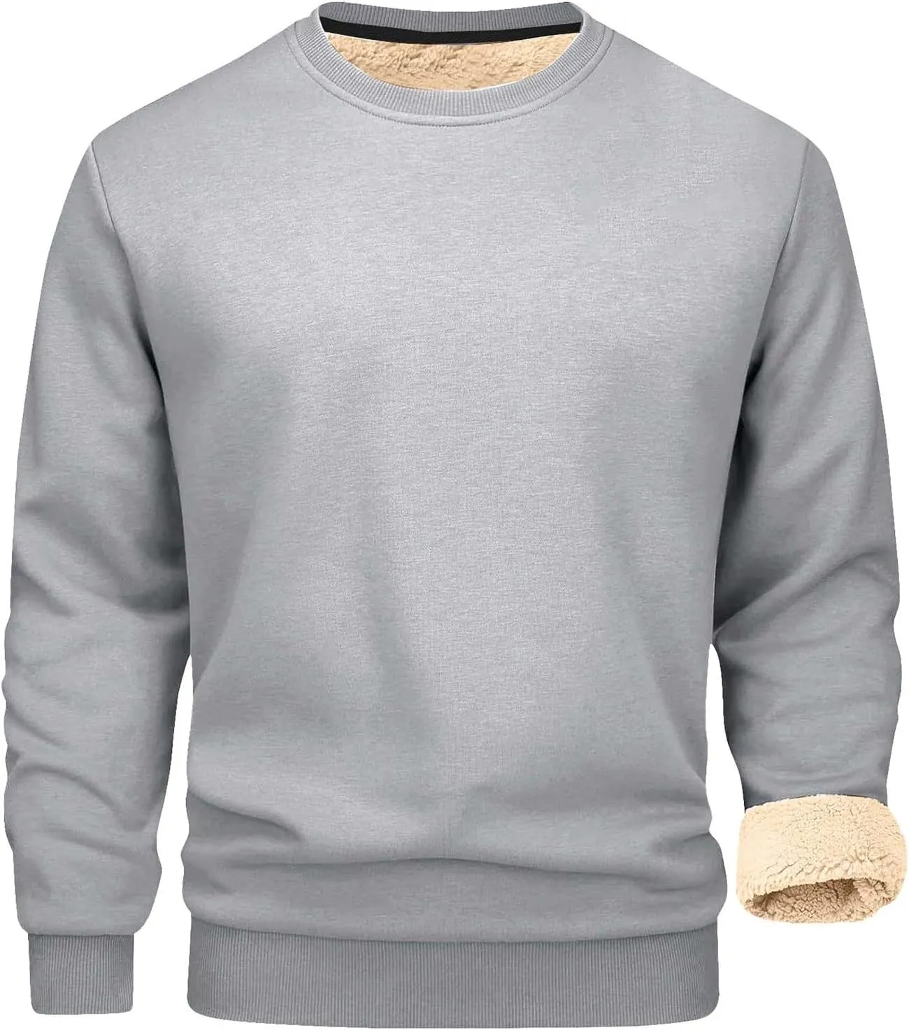 Hoodies for Men Heavyweight Fleece Lined Hoodie Thick Winter Hooded Pullover Warm Sweatshirt Thermal Windproof Jacket