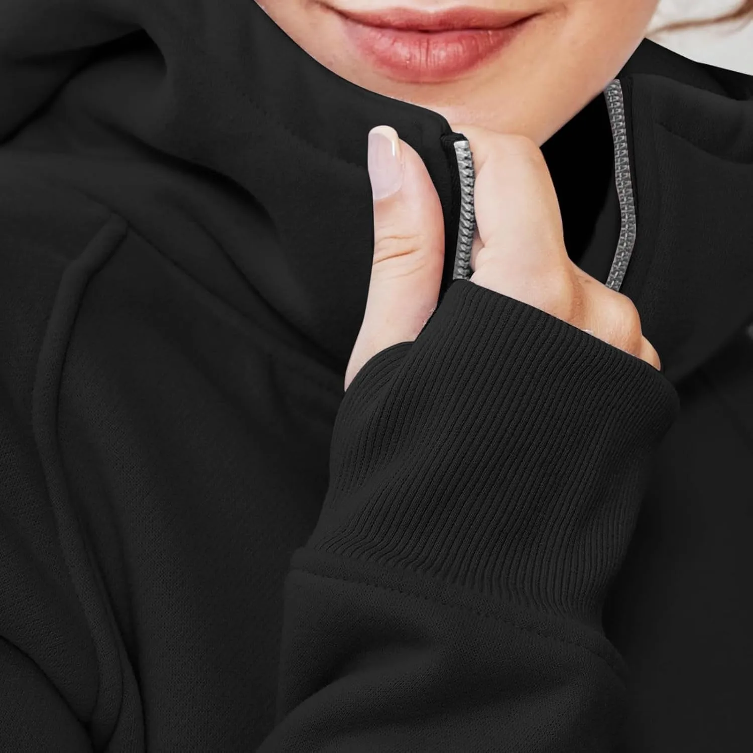 Hoodies for Women Womens Zip Up Hoodies Cropped Sweatshirts Fleece Jackets Fall Outfits Casual Hooded Y2k Tops