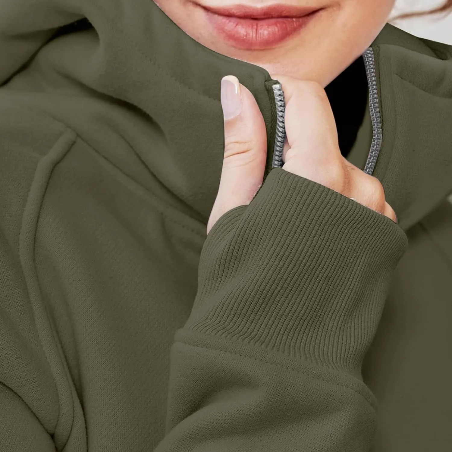 Hoodies for Women Womens Zip Up Hoodies Cropped Sweatshirts Fleece Jackets Fall Outfits Casual Hooded Y2k Tops