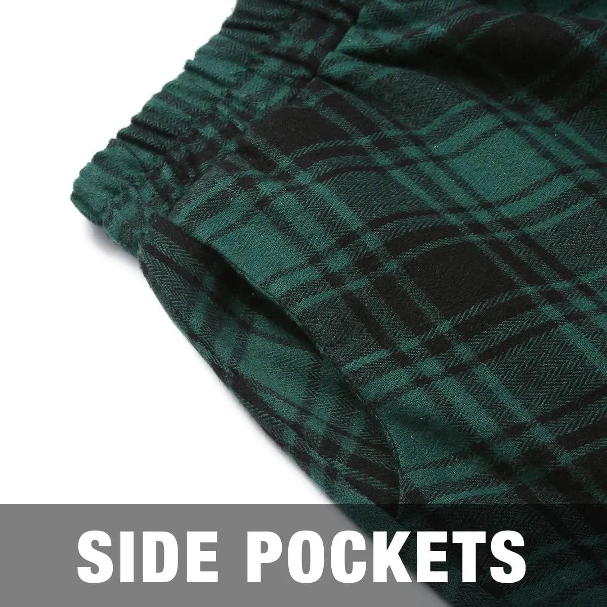 IDEALSANXUN Women’s Plaid Skirt Elastic Waist A-line Midi Pleated Skirts