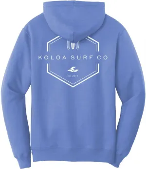 Koloa Surf Men's Lihue Logo Heavyweight Pullover Hoodies in S-5XL