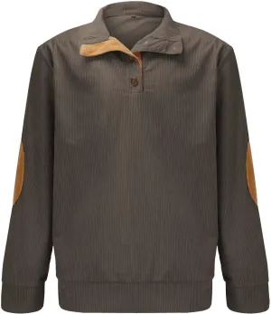 LCMTWX Mens St Patricks Day Sweatshirt Mens Corduroy Shirt 2024 Fashion Half Standing Neck Zippered Cotton Sweater Mens
