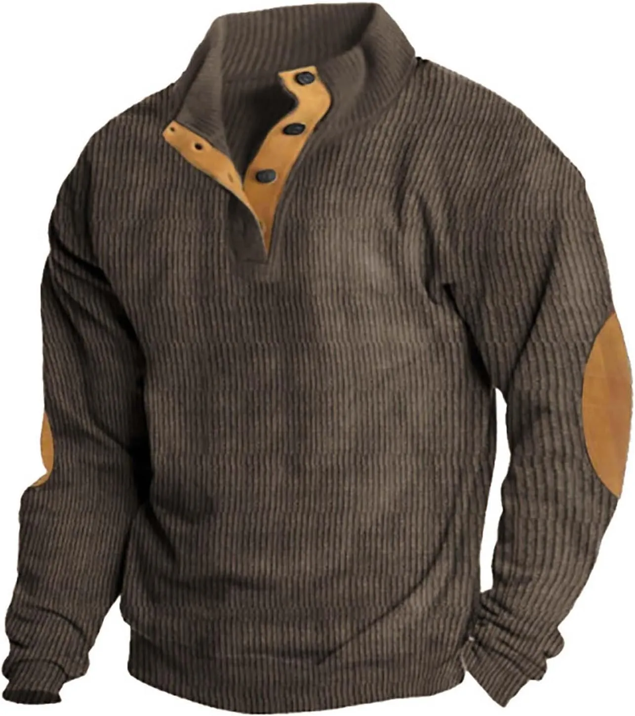 LCMTWX Mens St Patricks Day Sweatshirt Mens Corduroy Shirt 2024 Fashion Half Standing Neck Zippered Cotton Sweater Mens