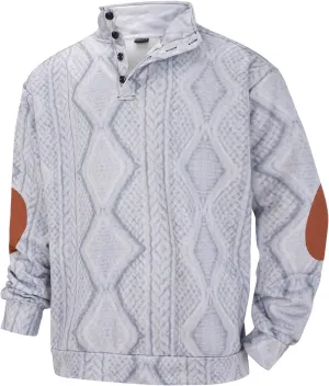 LCMTWX Mens St Patricks Day Sweatshirt Mens Corduroy Shirt 2024 Fashion Half Standing Neck Zippered Cotton Sweater Mens