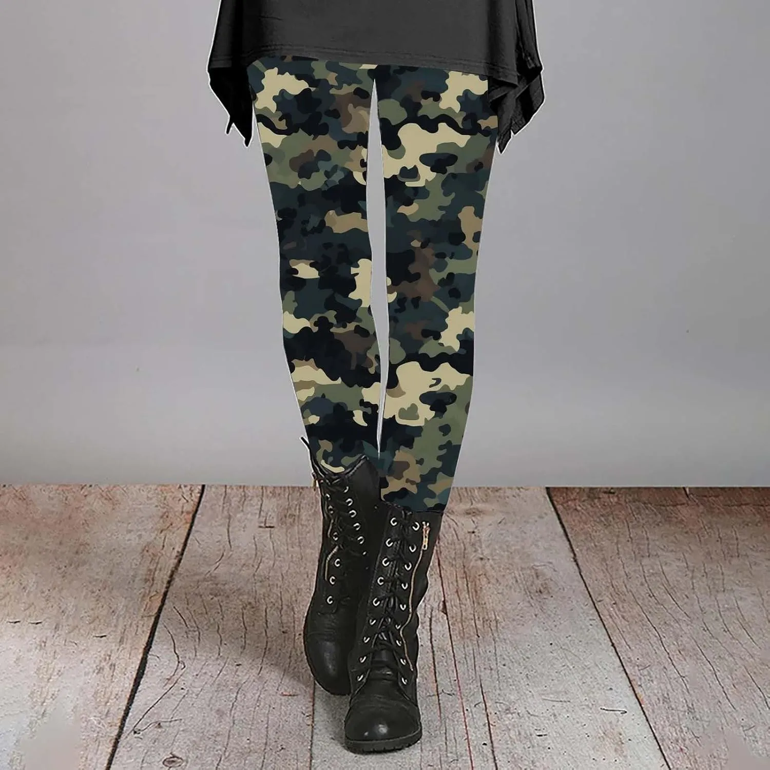 LCMTWX Women's Leggings Autumn Casual Print Leggings Boot Pants Womens Workout Athletic Running Leggings Leggings High