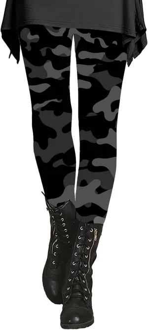 LCMTWX Women's Leggings Autumn Casual Print Leggings Boot Pants Womens Workout Athletic Running Leggings Leggings High