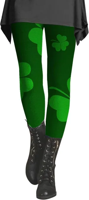 LCMTWX Women's Leggings Autumn Casual Print Leggings Boot Pants Womens Workout Athletic Running Leggings Leggings High