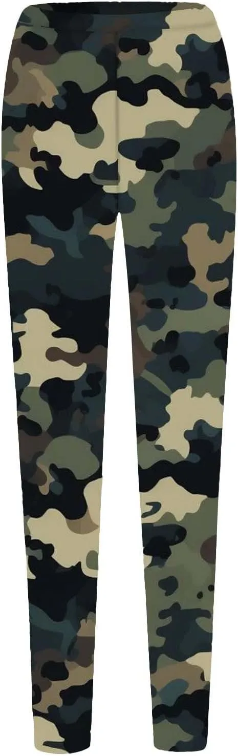 LCMTWX Women's Leggings Autumn Casual Print Leggings Boot Pants Womens Workout Athletic Running Leggings Leggings High