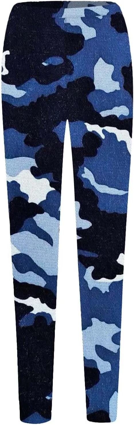 LCMTWX Women's Leggings Autumn Casual Print Leggings Boot Pants Womens Workout Athletic Running Leggings Leggings High