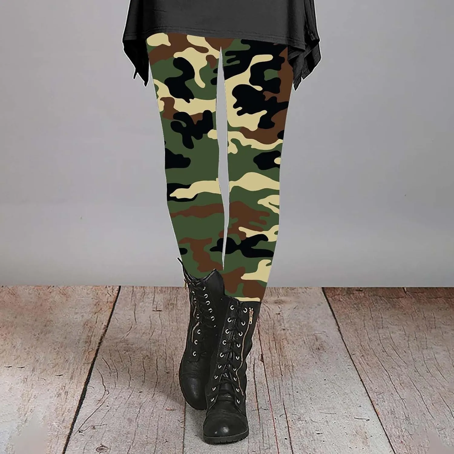LCMTWX Women's Leggings Autumn Casual Print Leggings Boot Pants Womens Workout Athletic Running Leggings Leggings High