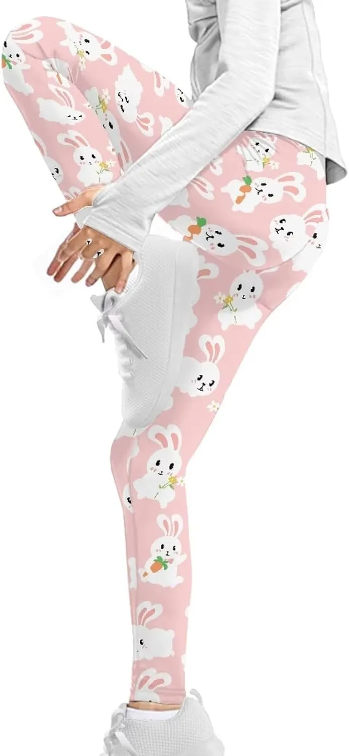 Leggings for Girls Kids Athletic Leggings School Dance Leggings High Waisted Yoga Pants