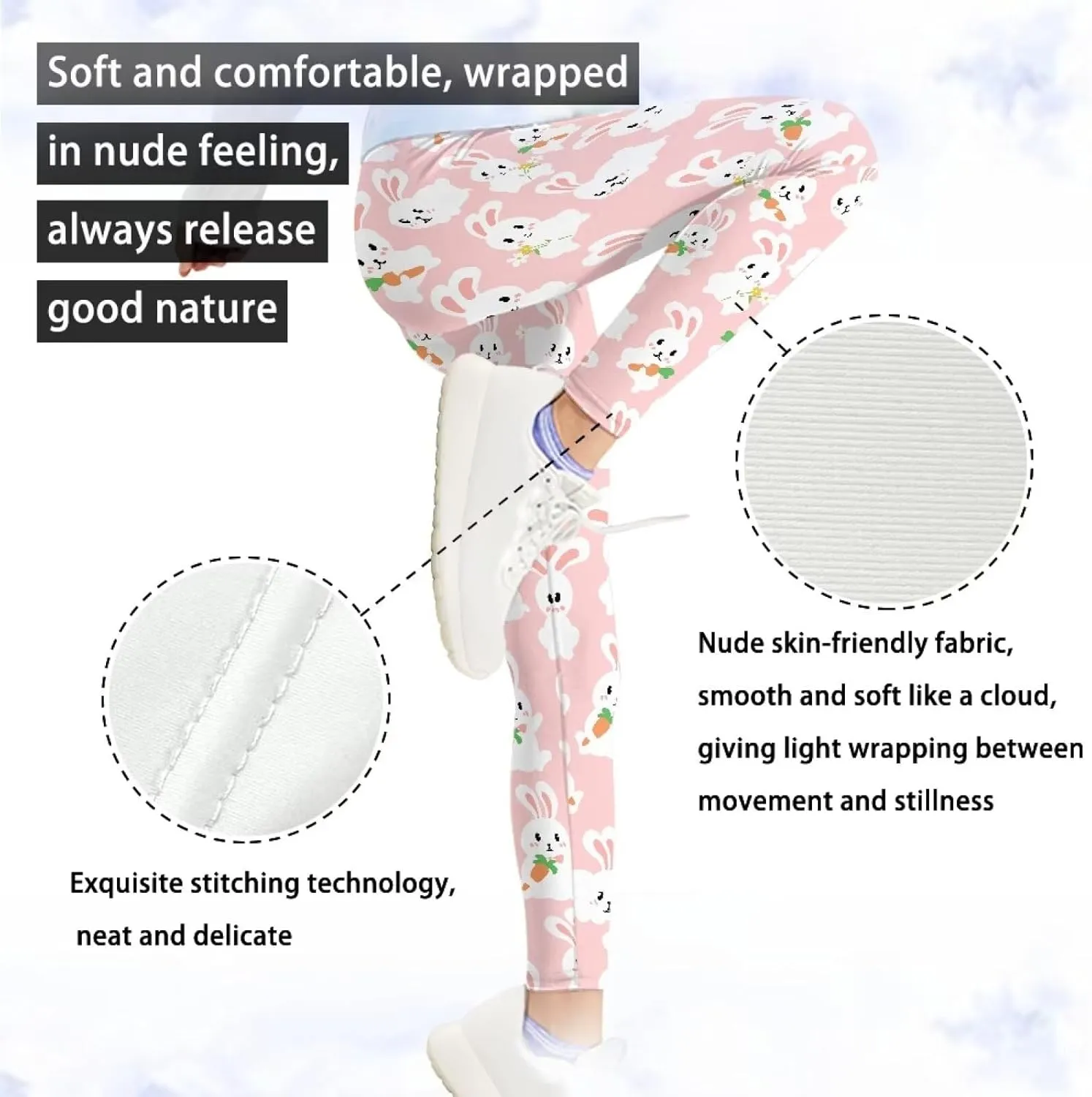 Leggings for Girls Kids Athletic Leggings School Dance Leggings High Waisted Yoga Pants