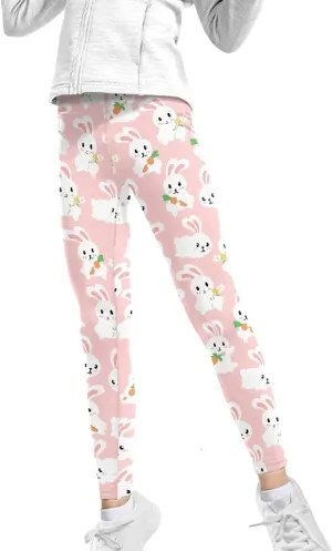 Leggings for Girls Kids Athletic Leggings School Dance Leggings High Waisted Yoga Pants