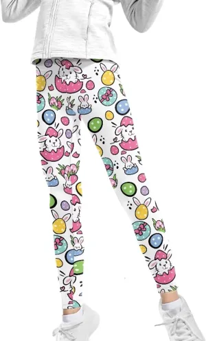 Leggings for Girls Kids Athletic Leggings School Dance Leggings High Waisted Yoga Pants