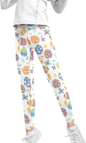 Leggings for Girls Kids Athletic Leggings School Dance Leggings High Waisted Yoga Pants