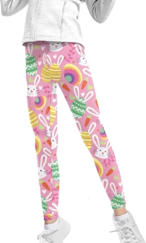 Leggings for Girls Kids Athletic Leggings School Dance Leggings High Waisted Yoga Pants