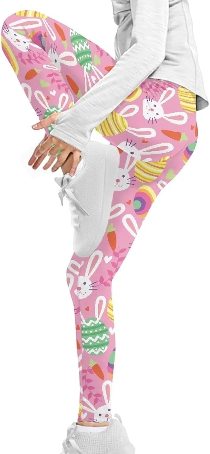 Leggings for Girls Kids Athletic Leggings School Dance Leggings High Waisted Yoga Pants