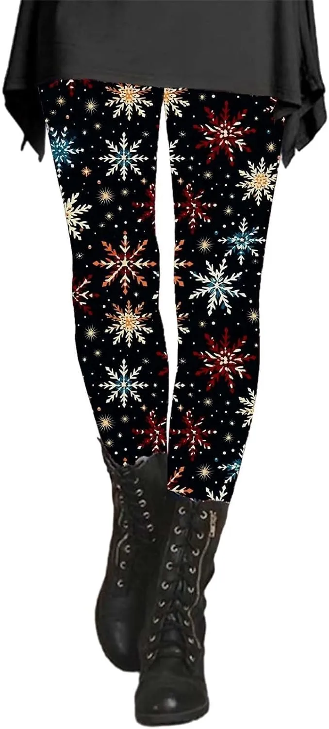 Leggings for Women Christmas Womens Leggings with Pocket Yoga Pants Set Ribbed Leggings Women Sheer Leggings