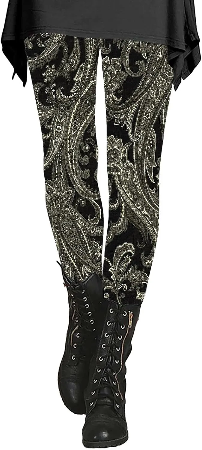 Leggings for Women High Waisted High Waist Leggings with Pockets Christmas Leggings Women