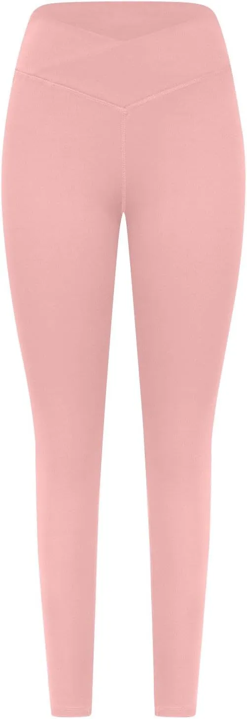 Leggings for Women V Crossover High Waist Leggings Workout Leggings for Women Butt Lifting Gym Yoga Leggings Pants