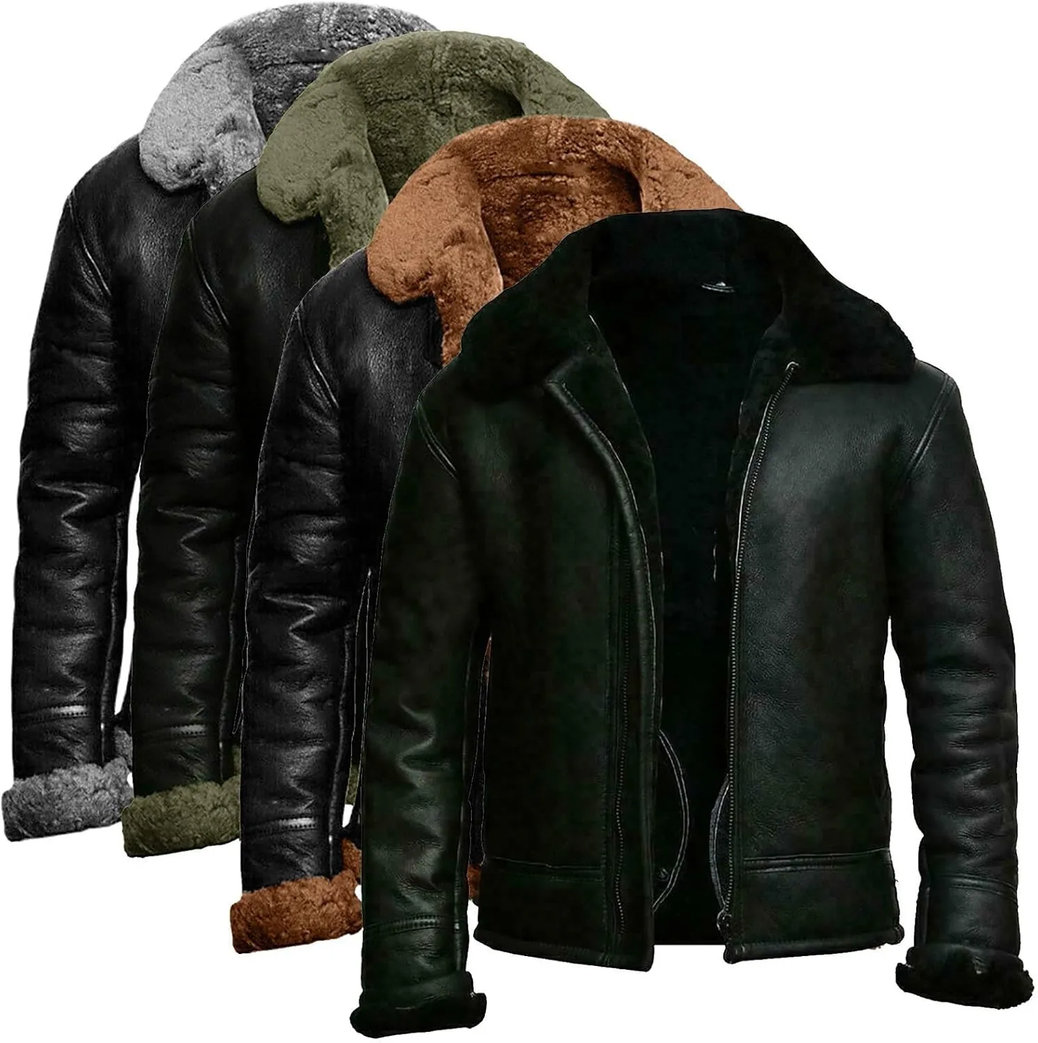 Long Sleeve Shirts for Men Casual Solid Color Zippered Jacket Top Thick Coat 14 Zip Pullover Mens Long Sleeve Shirts