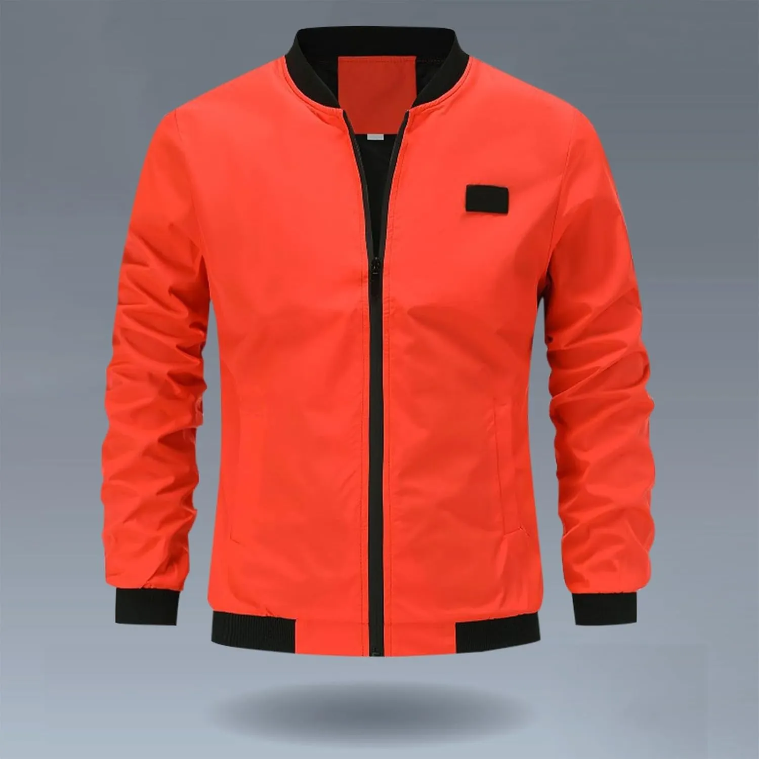 Long Sleeve Shirts for Men Casual Solid Color Zippered Jacket Top Thick Coat 14 Zip Pullover Mens Long Sleeve Shirts