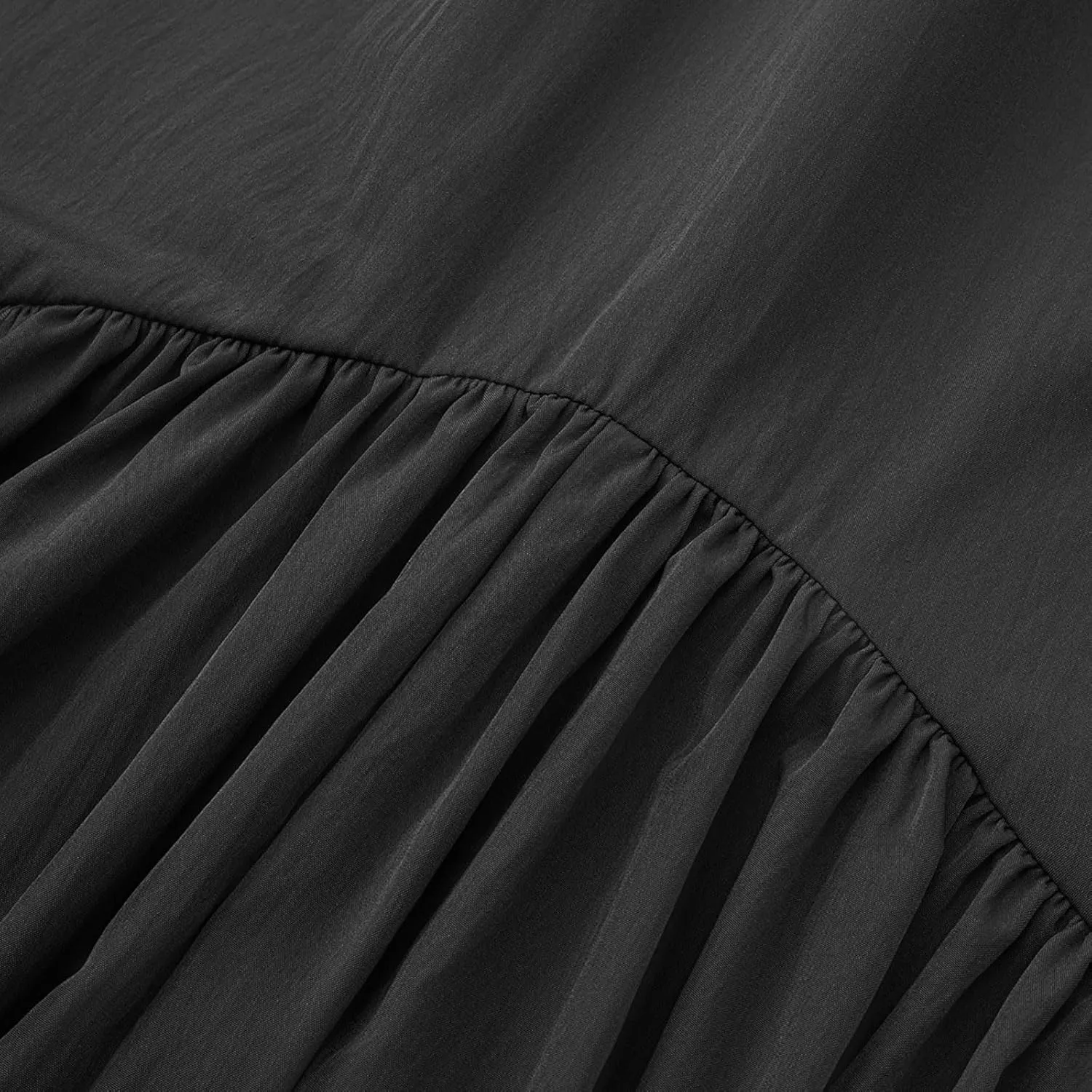 Maxi Skirts for Women Summer Fashion Flowy Pleated Long Skirt Casual High Waisted Drawstring Layered A Line Skirts