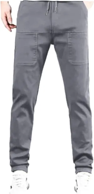 Men Stretch Cargo Pants, Stretch Cargo Pants 6 Pockets, Multipants - High Stretch Multi-Pocket Cargo Pants