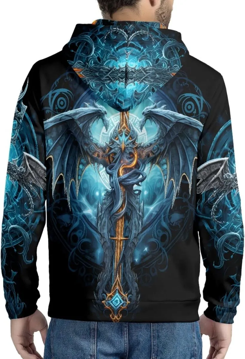 Men Women Full Zip-Up Hoodies 3D Print Graphic Sweatshirts Cool Novelty Hooded Hoodie