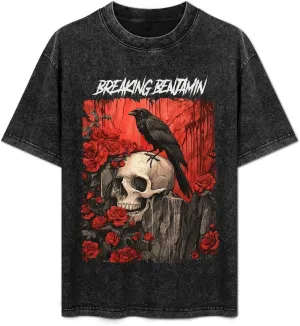 Men WomenVintage Oversized Fashion Drop Shoulder Short Sleeve T-Shirts Tops