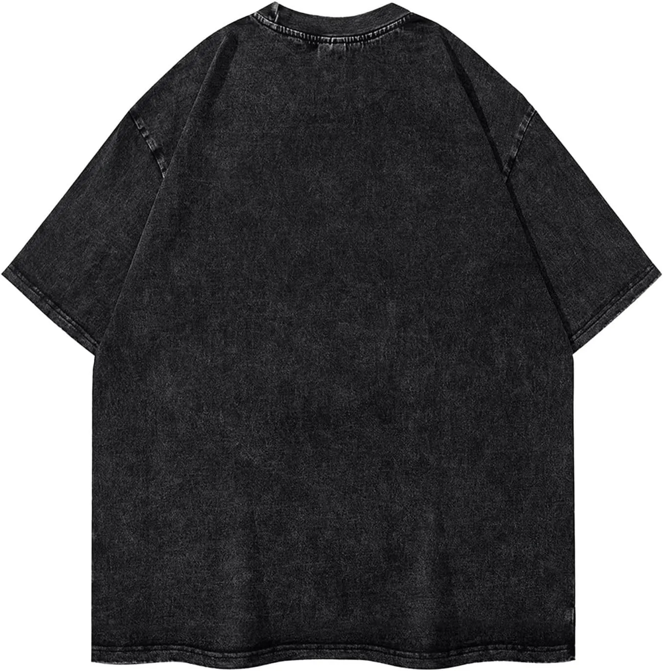 Men's and Women Music Fans Touring Shirt Cotton Short Sleeve T Shirts Topsblack