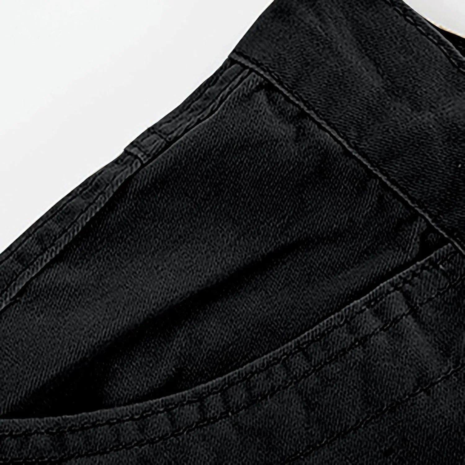 Men's Casual Cargo Pants Zipper Middle Waist Denim Long Pants Mens Loose Cargo Pants Men's Camo Cargo Pants