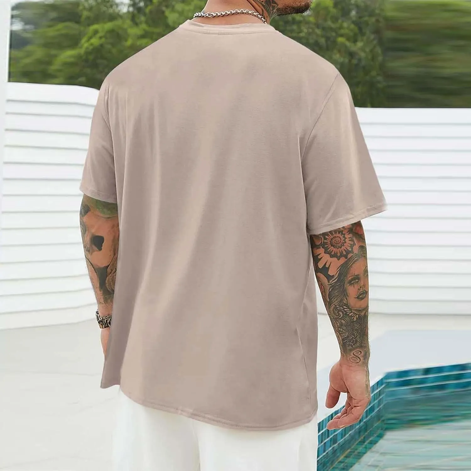Men's Cotton Sleeve Summer Casual Tops Men's T Shirts Athletic Golf Polo Mens Short Sleeve Shirts Mens Henley