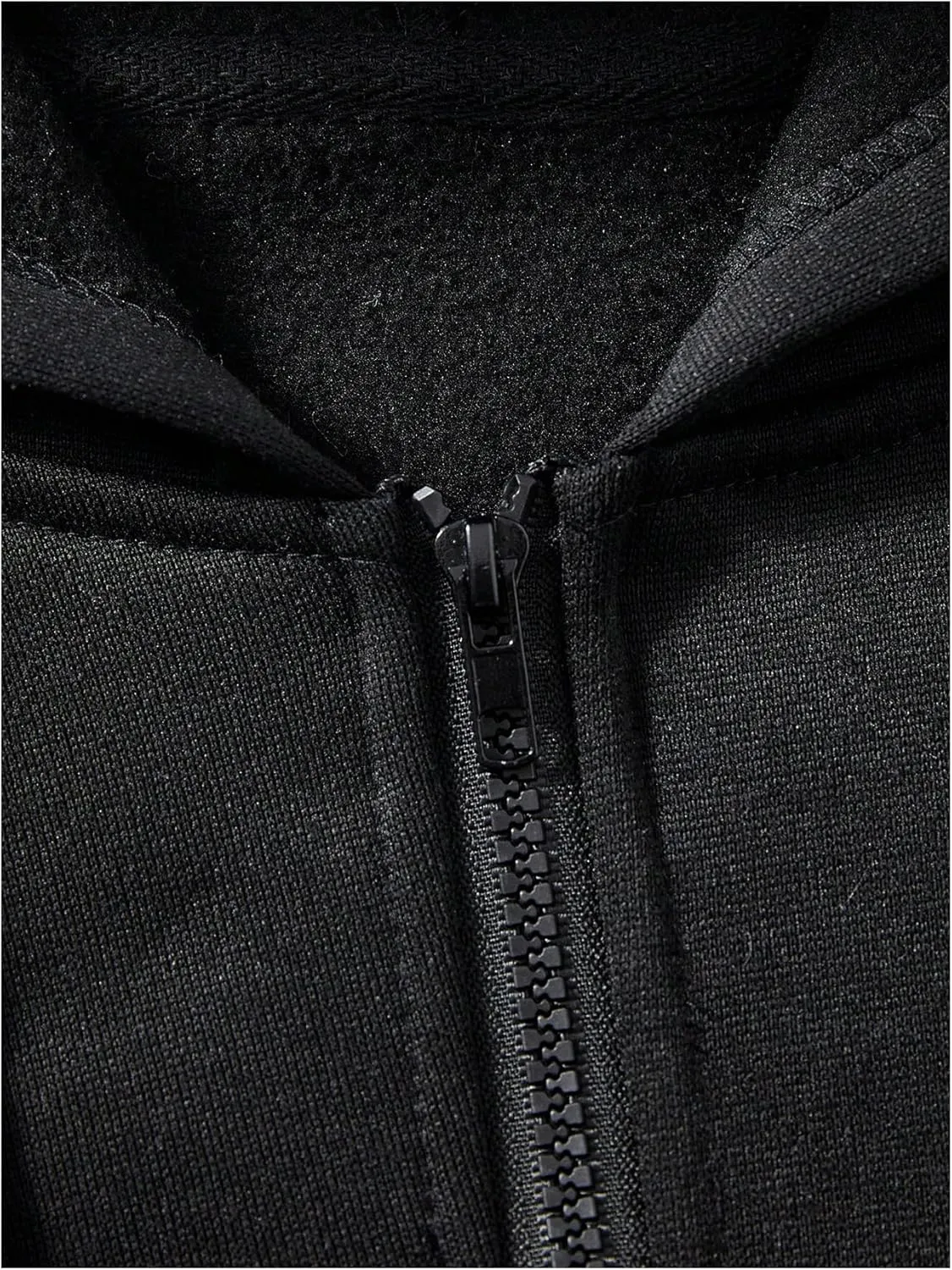 Men's Graphic Zip Up Hoodies Jacket Letter Print Long Sleeve Drawstring Sweatshirts