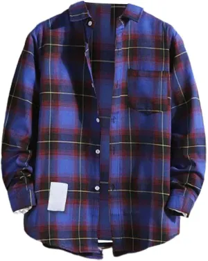 Mens Long Sleeve Shirts Casual 2024 Shirt Clothes for Men Thermal Shirts for Men Sweat Thermal Shirts for Men Red