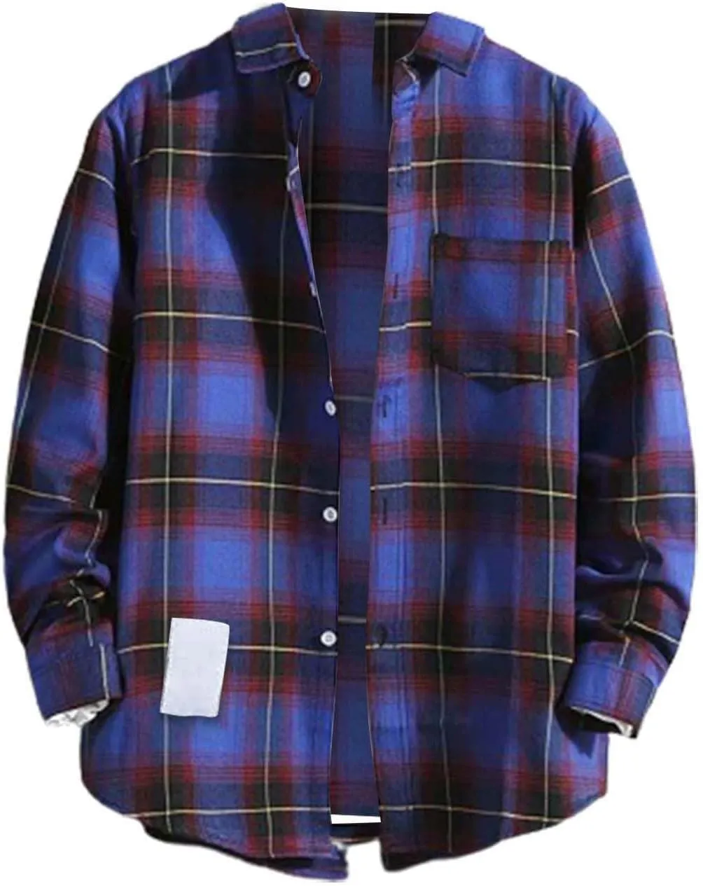 Mens Long Sleeve Shirts Casual 2024 Shirt Clothes for Men Thermal Shirts for Men Sweat Thermal Shirts for Men Red