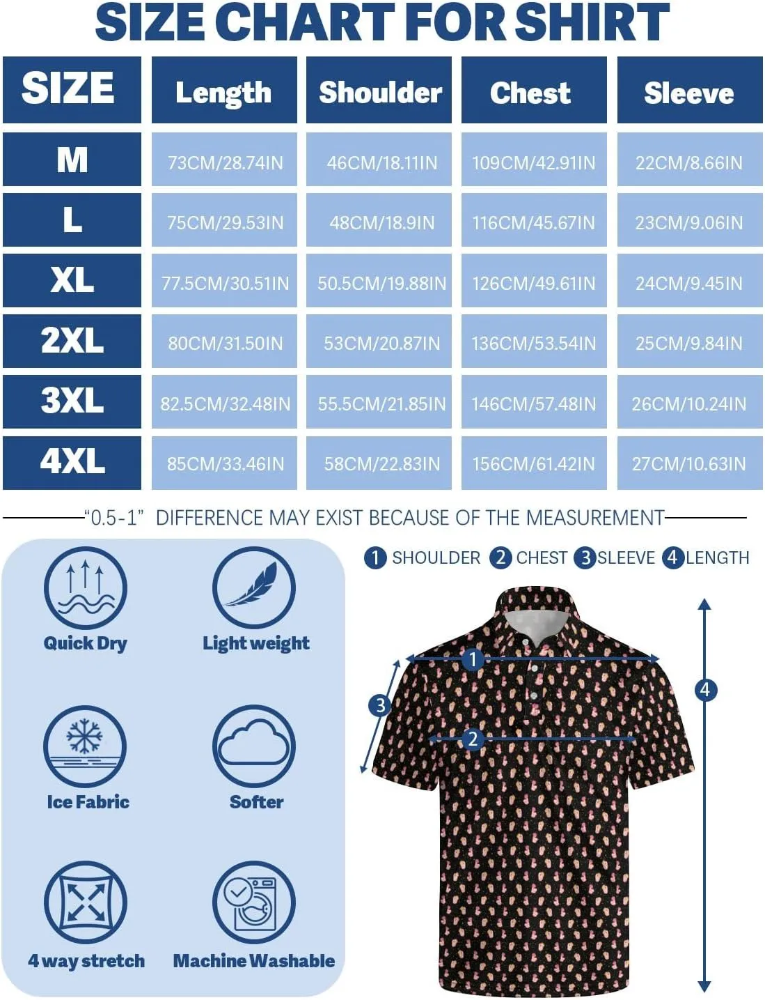 Men's Polo Shirts Short Sleeve Golf Polo Shirts Collared Tennis T-Shirt Golf Shirts for Men