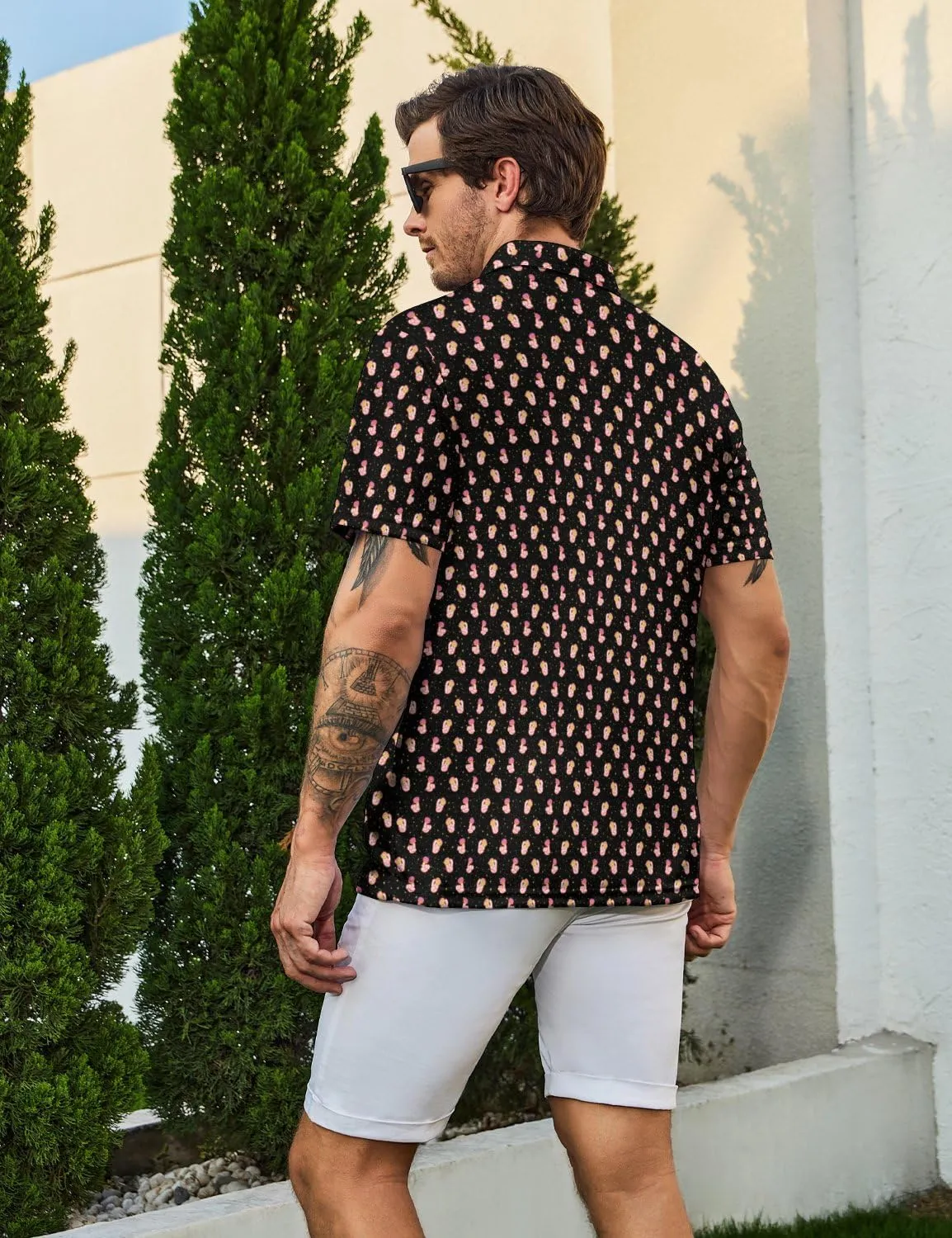 Men's Polo Shirts Short Sleeve Golf Polo Shirts Collared Tennis T-Shirt Golf Shirts for Men