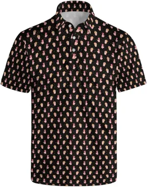 Men's Polo Shirts Short Sleeve Golf Polo Shirts Collared Tennis T-Shirt Golf Shirts for Men