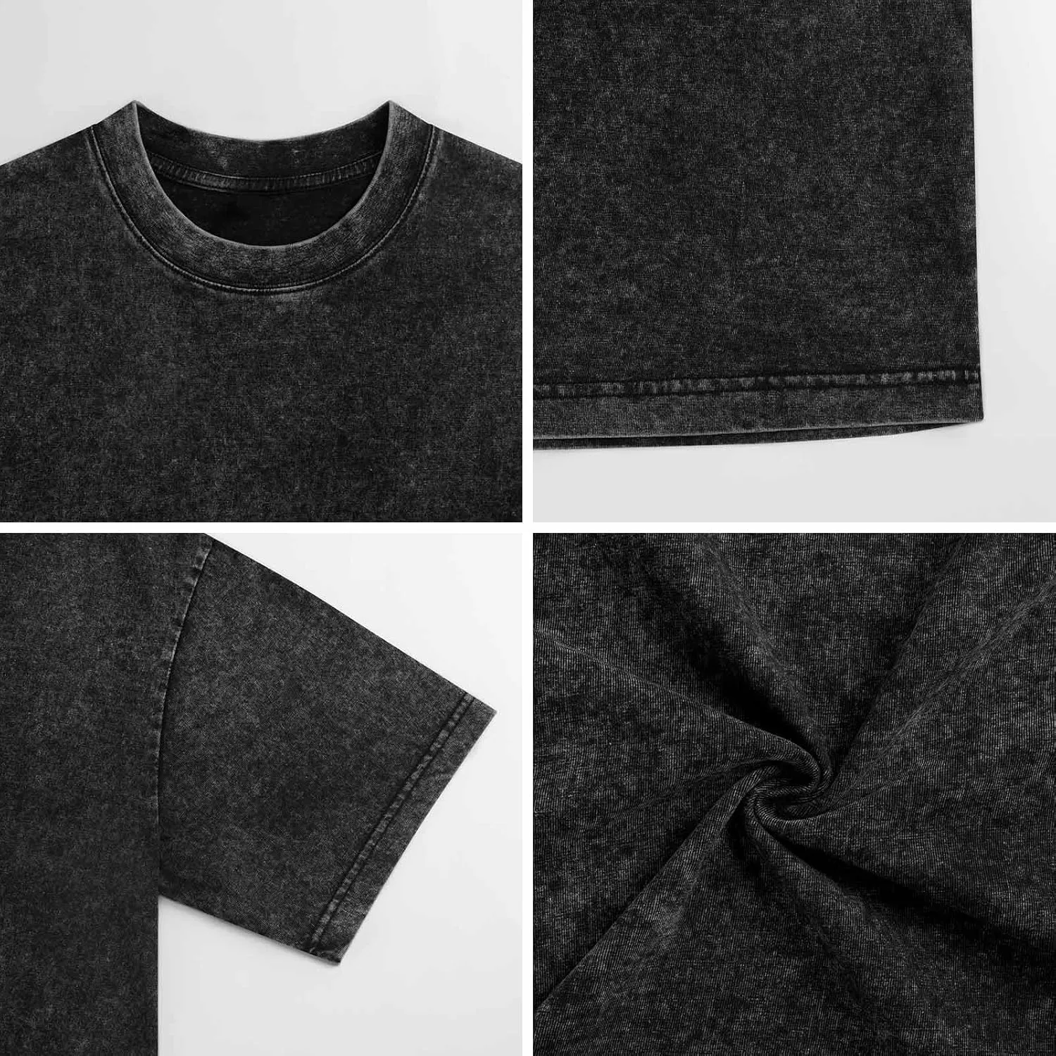Men's Shirt,Retro Vintage Crewneck Washed Short-Sleeve T Shirts for Women's