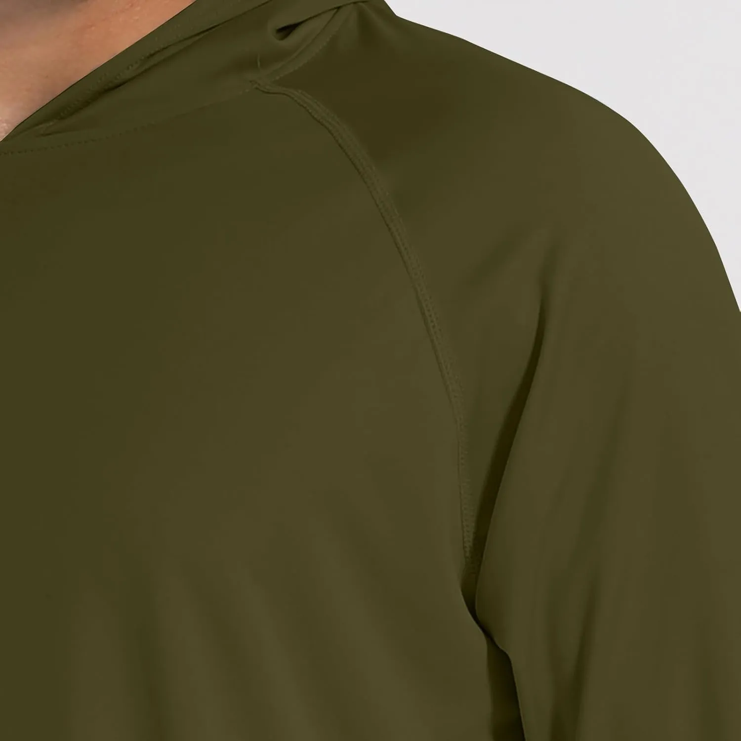 Mens Sun Protection Hoodie Shirt UPF 50 Long Sleeve Uv SPF T-Shirts Fishing, Camping, Hiking Clothes Tops