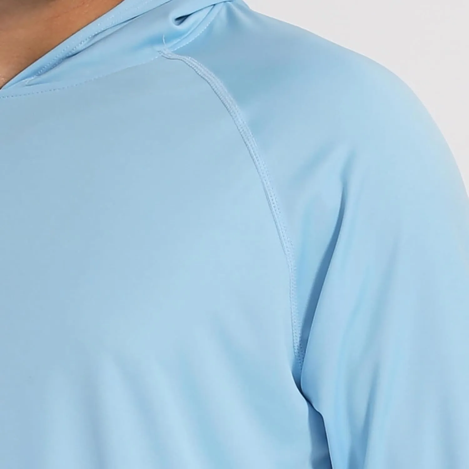 Mens Sun Protection Hoodie Shirt UPF 50 Long Sleeve Uv SPF T-Shirts Fishing, Camping, Hiking Clothes Tops