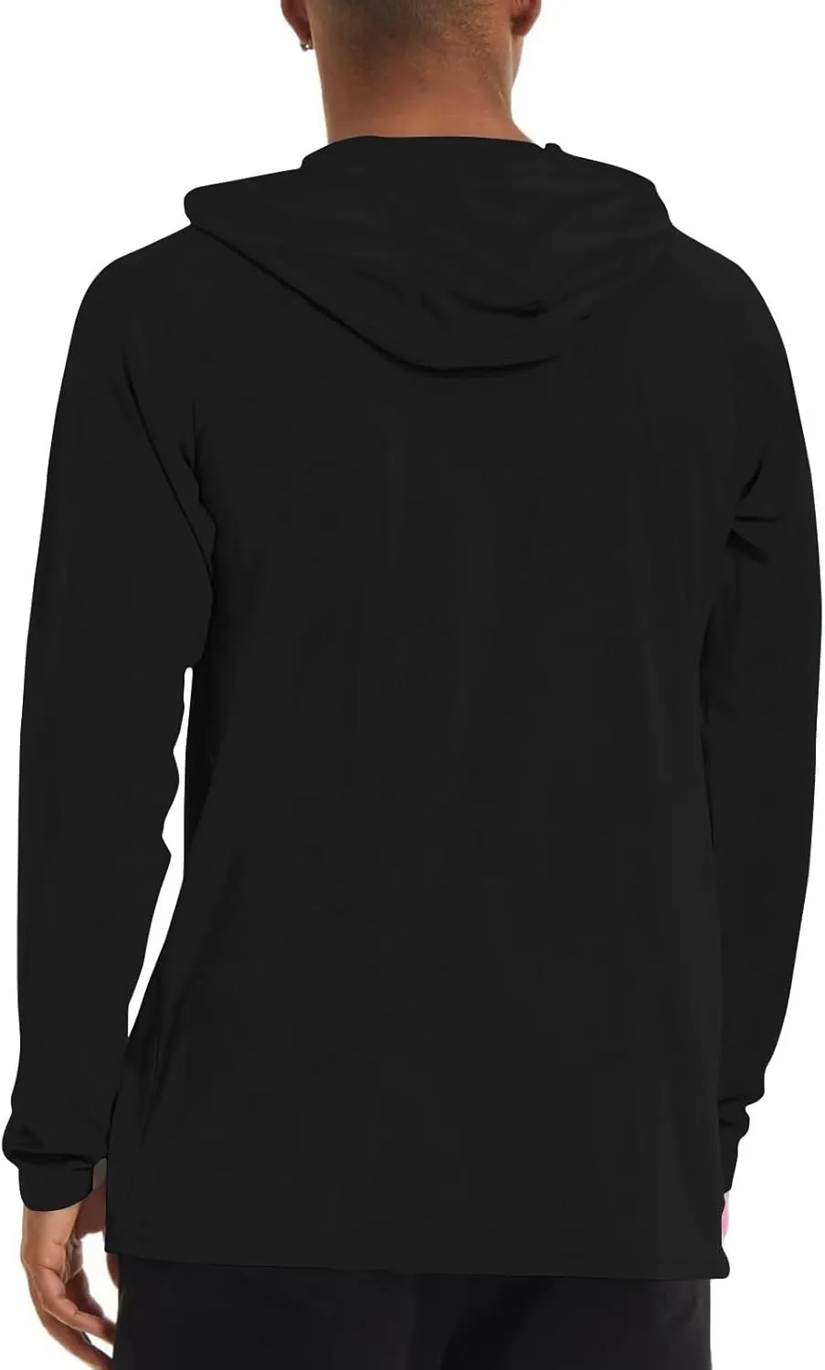 Mens Sun Protection Hoodie Shirt UPF 50 Long Sleeve Uv SPF T-Shirts Fishing, Camping, Hiking Clothes Tops