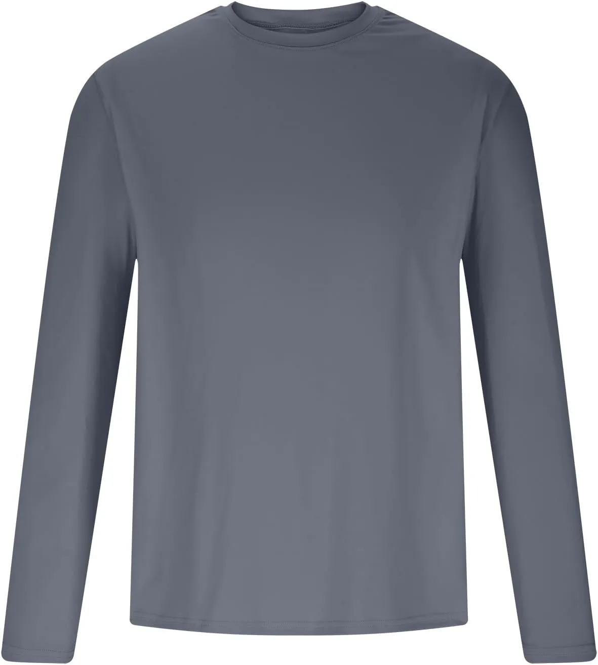 Mens UPF 50  UV Sun Protection Shirts Outdoor Long Sleeve SPF Rash Guard for Fishing Hiking Swimming Running