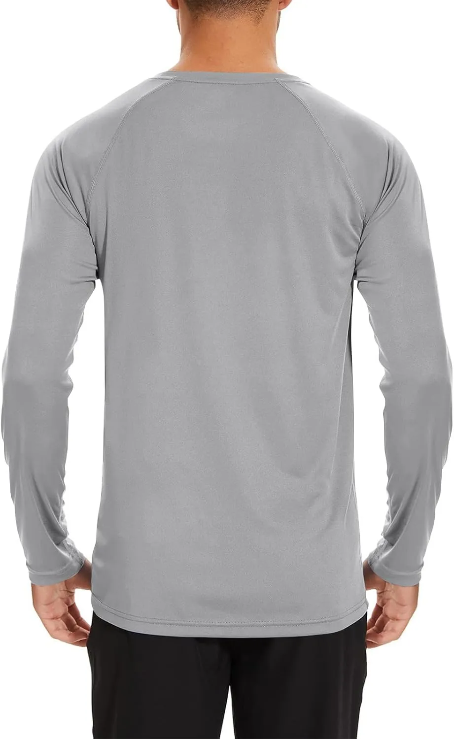 Mens UPF 50  UV Sun Protection Shirts Outdoor Long Sleeve SPF Rash Guard for Fishing Hiking Swimming Running