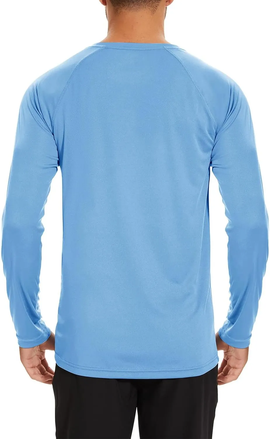 Mens UPF 50  UV Sun Protection Shirts Outdoor Long Sleeve SPF Rash Guard for Fishing Hiking Swimming Running