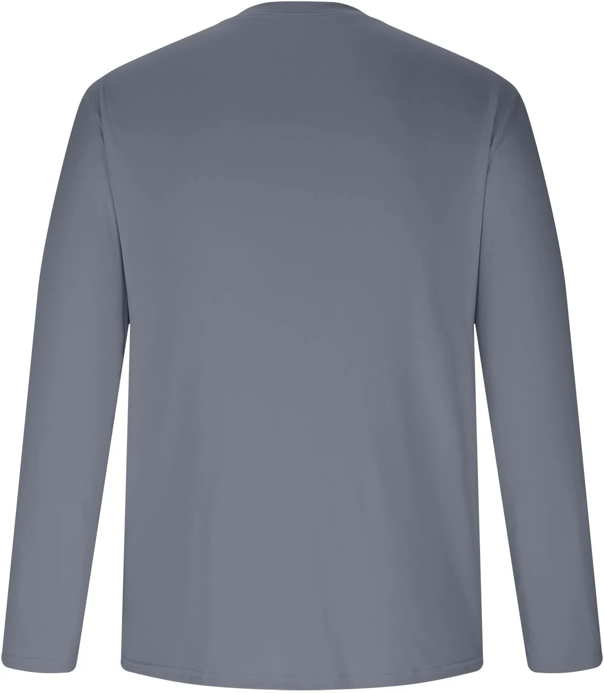 Mens UPF 50  UV Sun Protection Shirts Outdoor Long Sleeve SPF Rash Guard for Fishing Hiking Swimming Running
