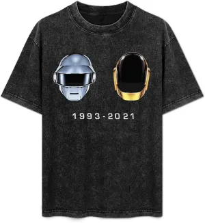 Mens Womens Vintage Oversized Short Sleeve T Shirts Fashion Drop Shoulder Top